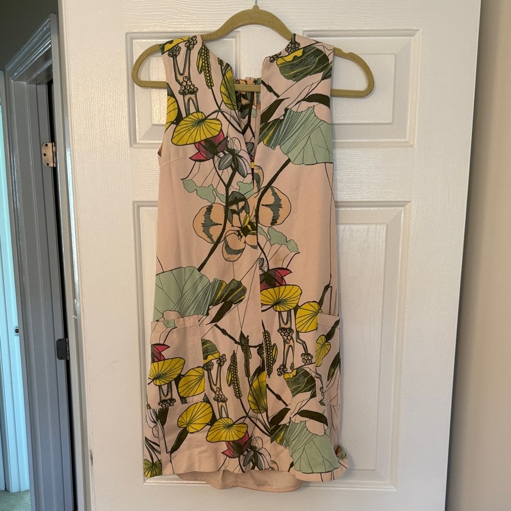 H&M Floral Mini Dress - Pink and Yellow